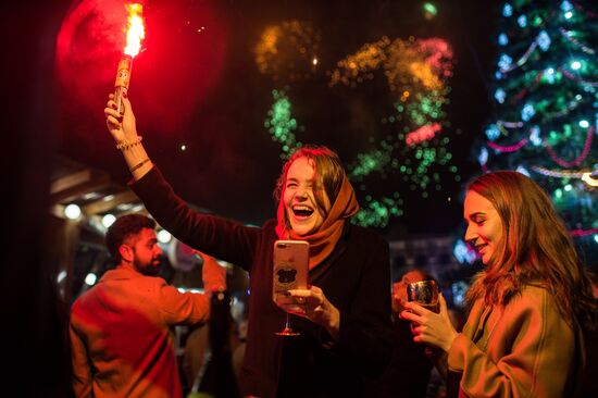New Year celebrations in Russian regions