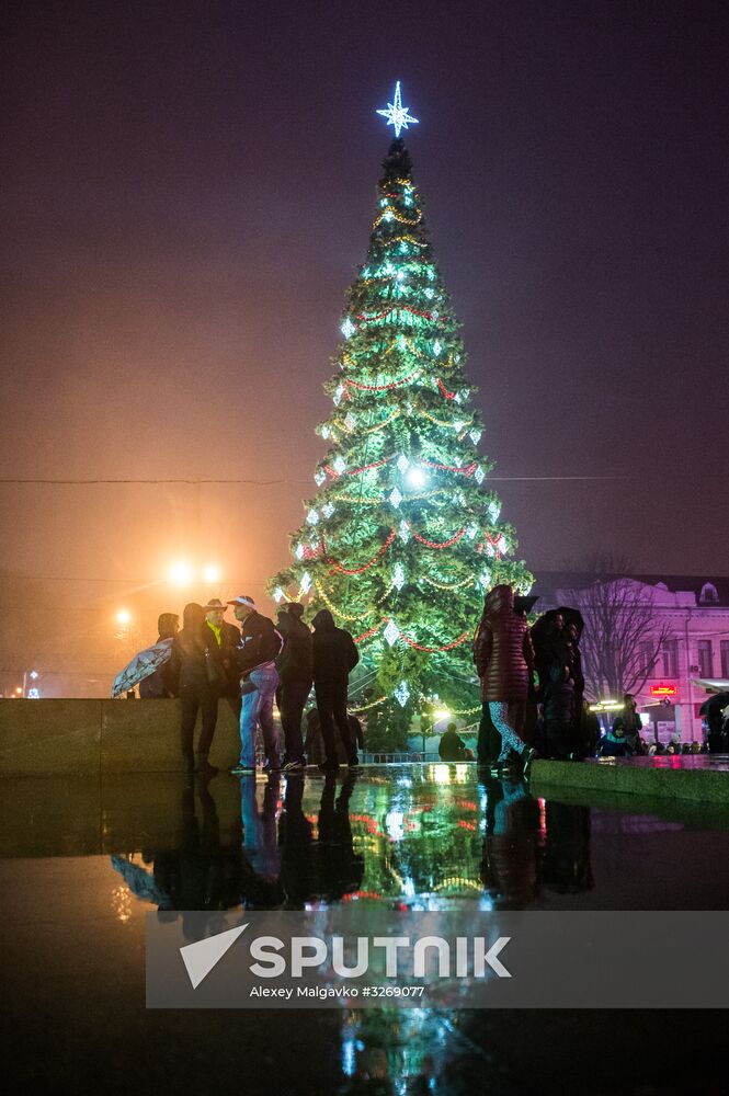 New Year celebrations in Russian regions