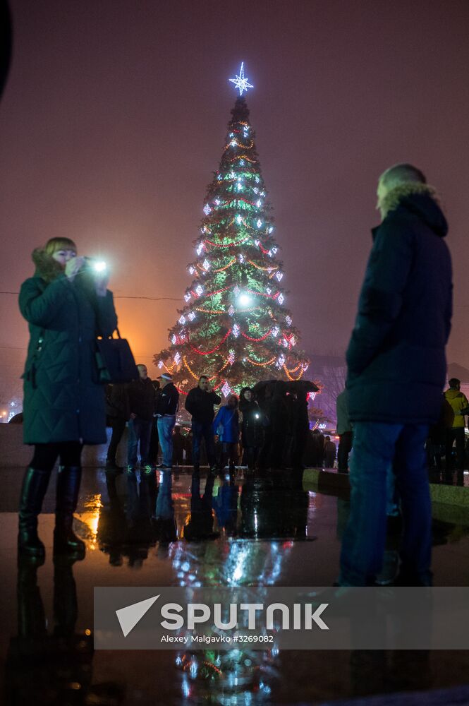 New Year celebrations in Russian regions