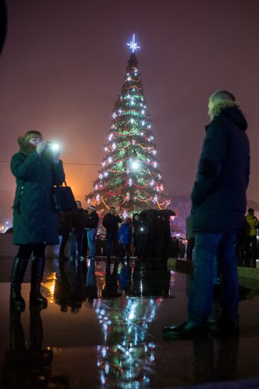 New Year celebrations in Russian regions