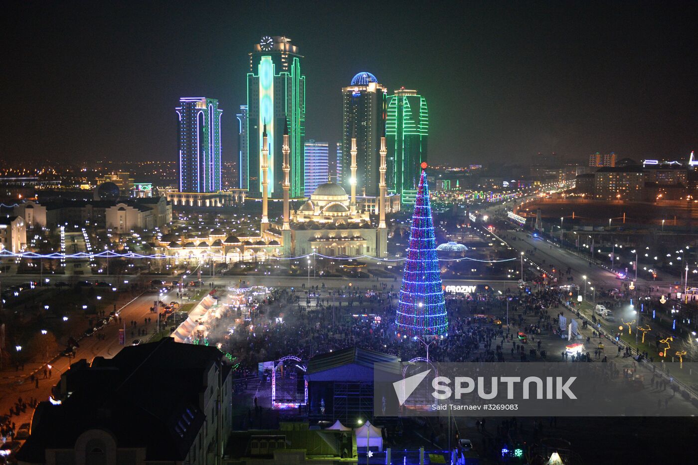 New Year celebrations in Russian regions