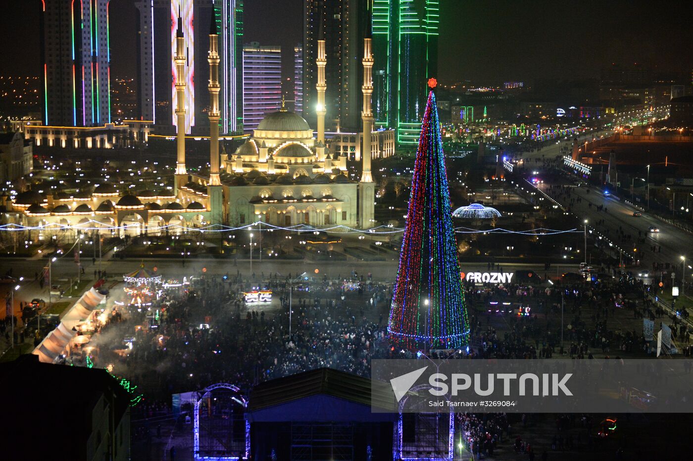 New Year celebrations in Russian regions