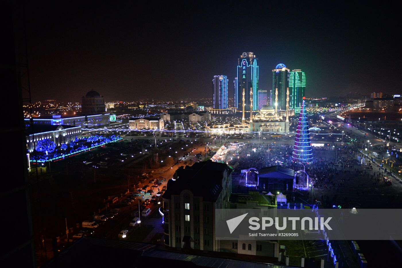 New Year celebrations in Russian regions