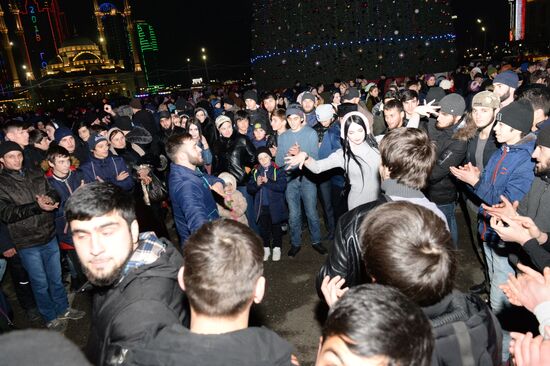 New Year celebrations in Russian regions