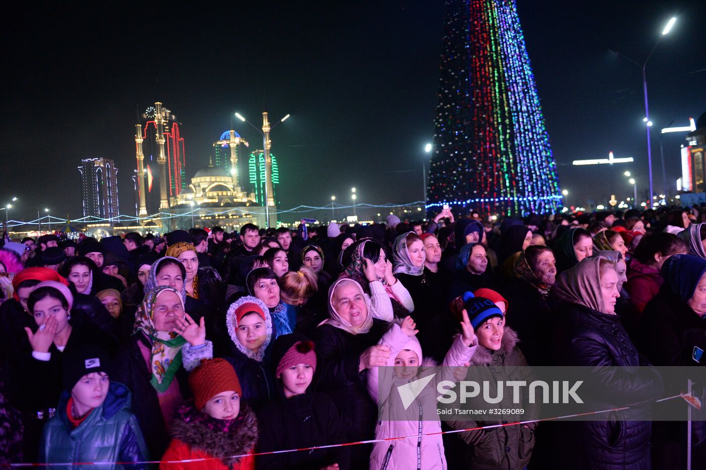 New Year celebrations in Russian regions