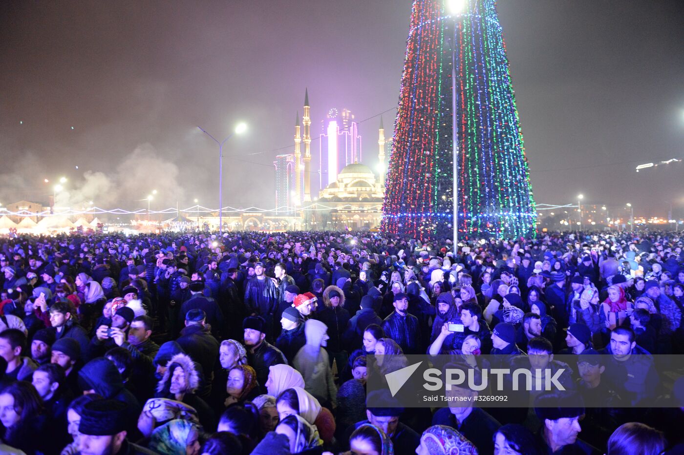 New Year celebrations in Russian regions
