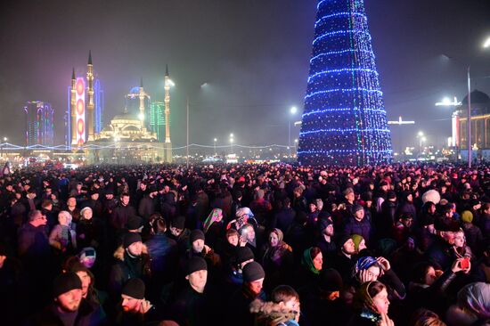 New Year celebrations in Russian regions