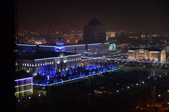 New Year celebrations in Russian regions