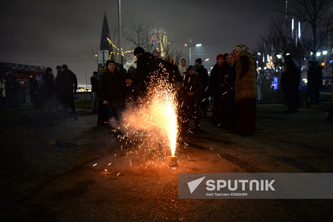 New Year celebrations in Russian regions