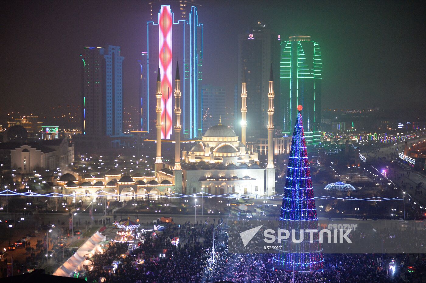 New Year celebrations in Russian regions