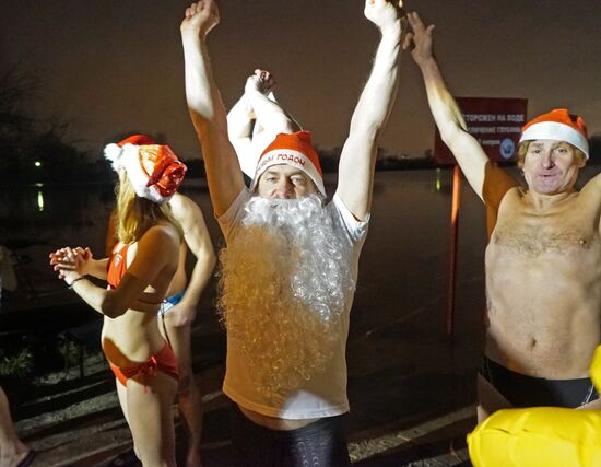 New Year celebrations in Russian regions