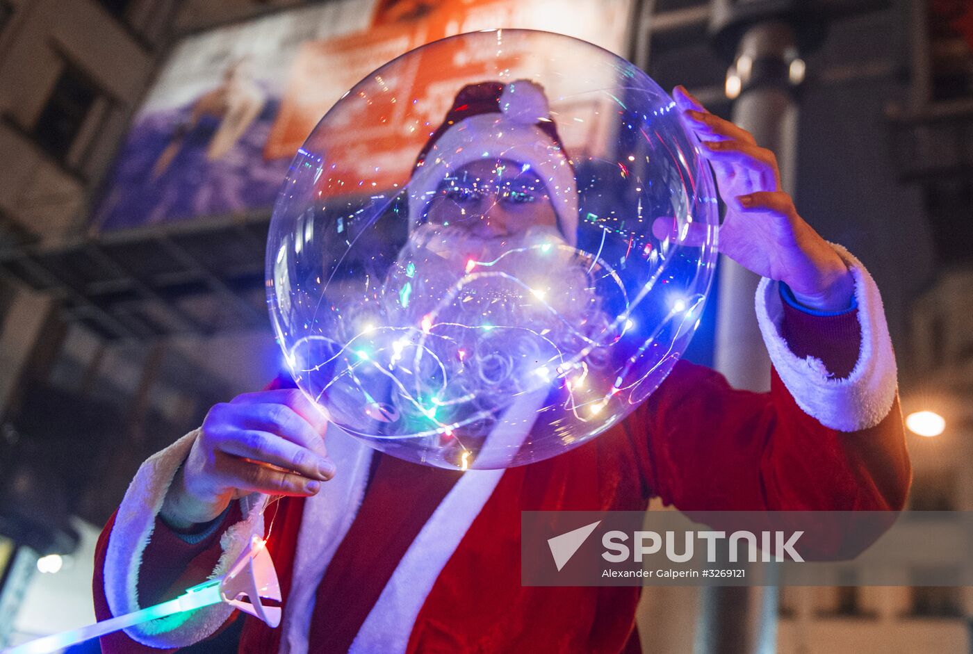 New Year celebrations in Russian regions