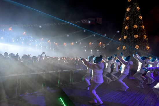 New Year celebrations in Russian regions