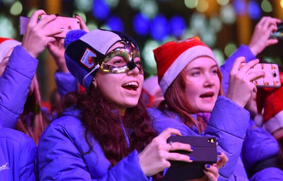 New Year celebrations in Russian regions