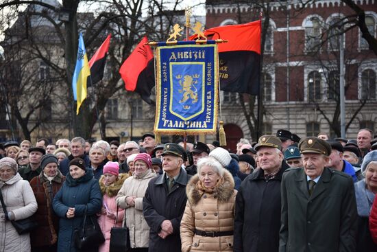 Nationalist march in Ukraine