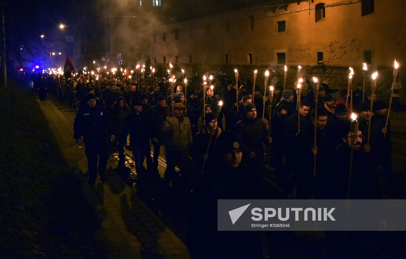 Nationalist march in Ukraine