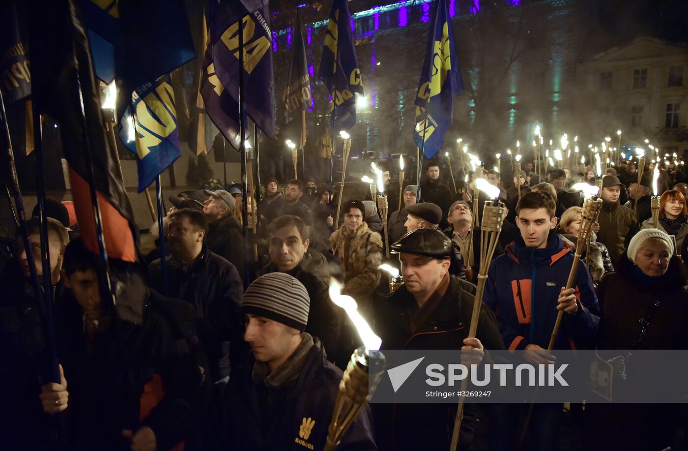 Nationalist march in Ukraine