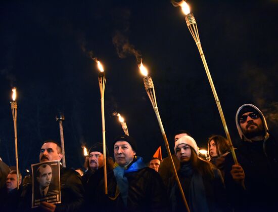 Nationalist march in Ukraine
