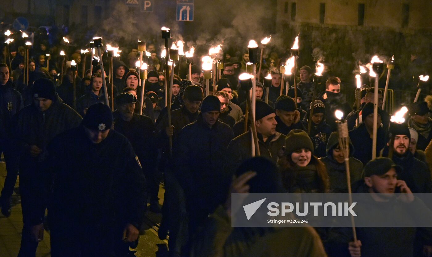 Nationalist march in Ukraine