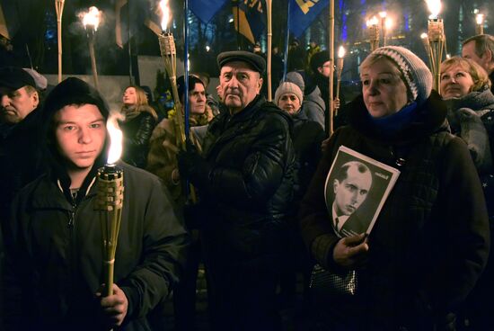 Nationalist march in Ukraine
