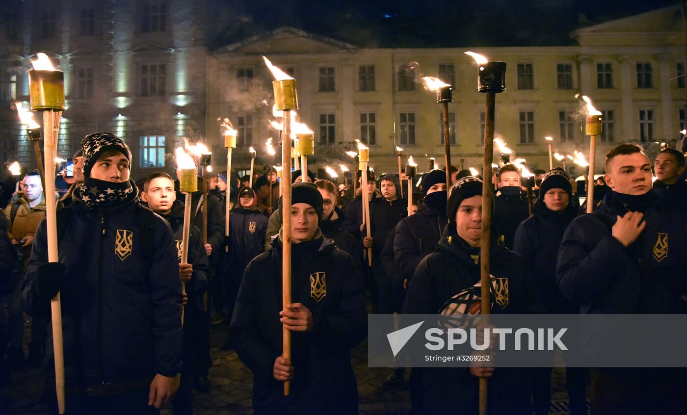 Nationalist march in Ukraine