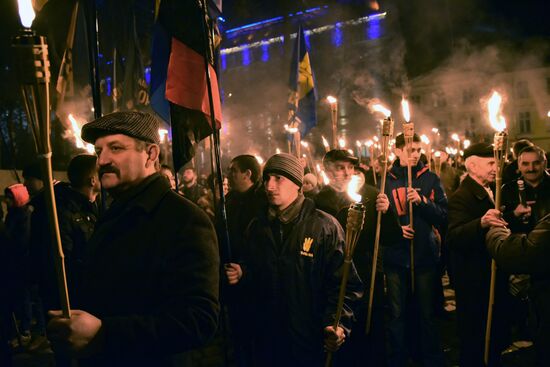 Nationalist march in Ukraine
