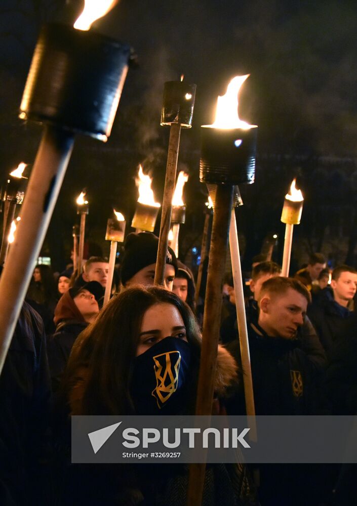 Nationalist march in Ukraine