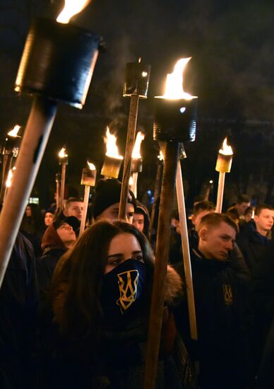 Nationalist march in Ukraine