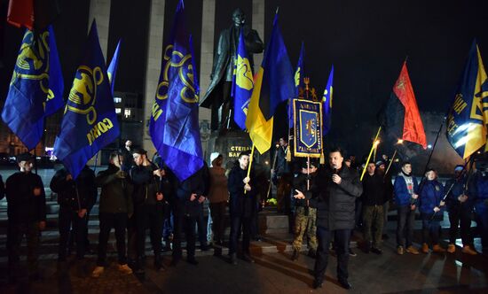 Nationalist march in Ukraine