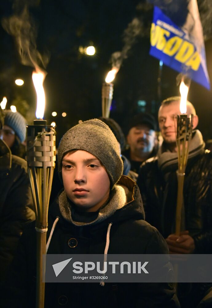 Nationalist march in Ukraine