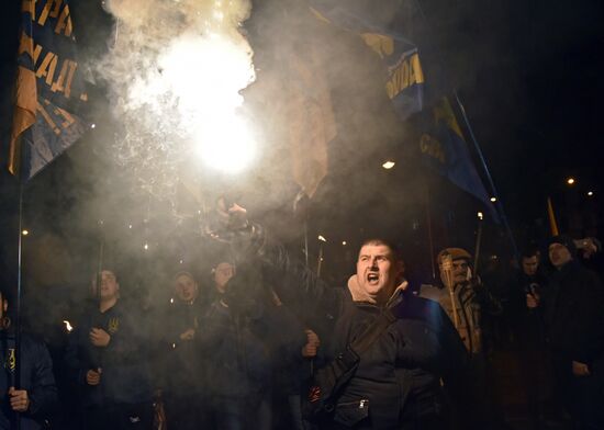 Nationalist march in Ukraine