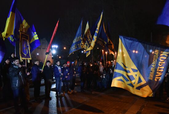 Nationalist march in Ukraine