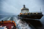 Ilya Muromets diesel electric icebreaker arrives at Northern Fleet base