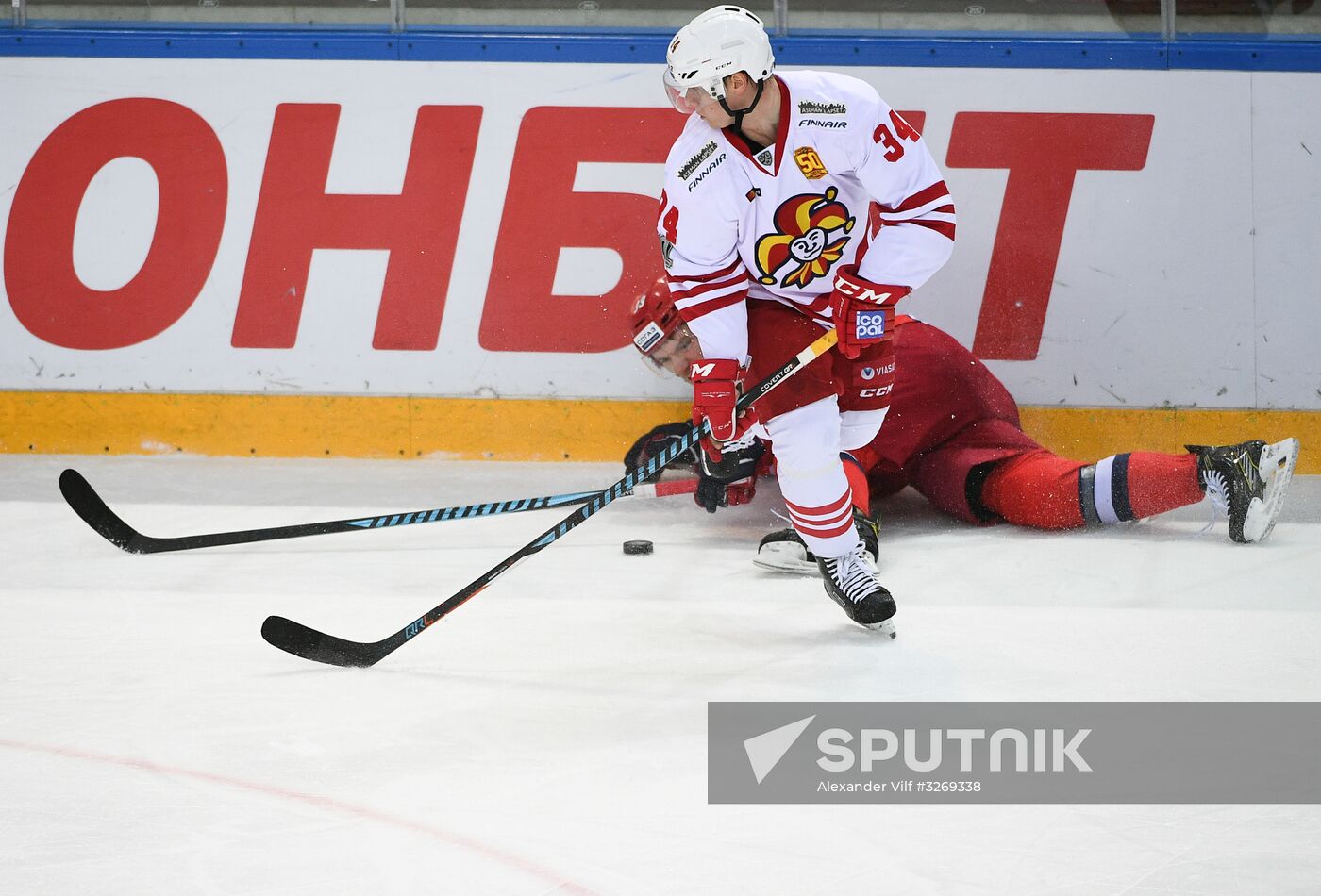 Kontinental Hockey League. CSKA vs.Jokerit
