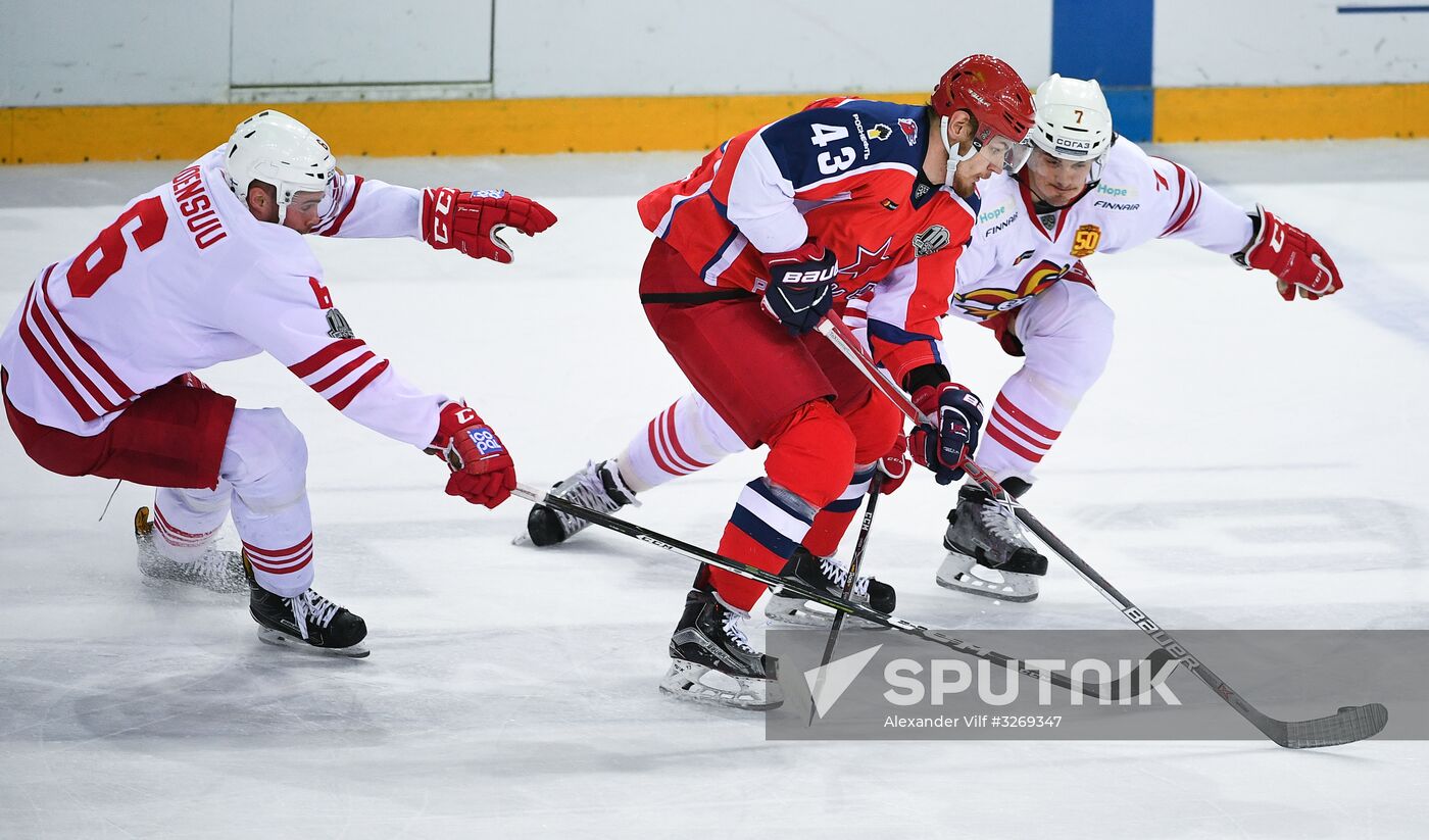 Kontinental Hockey League. CSKA vs.Jokerit