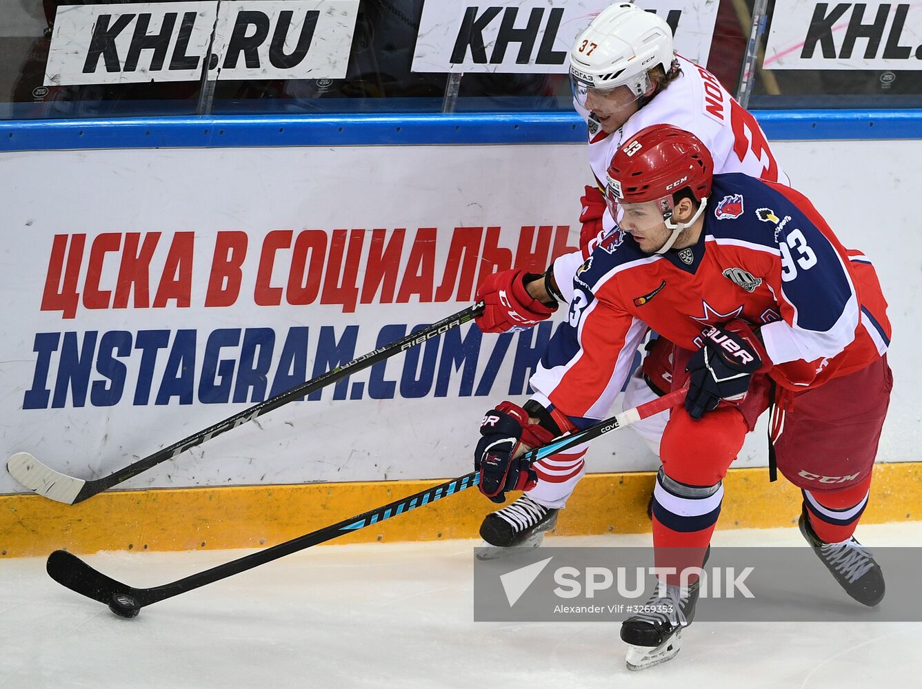 Kontinental Hockey League. CSKA vs. Jokerit