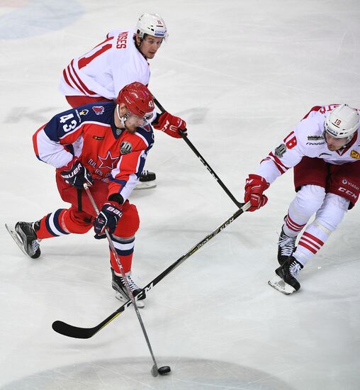 Kontinental Hockey League. CSKA vs. Jokerit