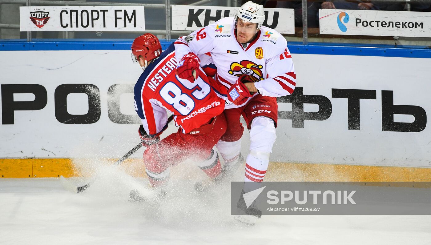 Kontinental Hockey League. CSKA vs. Jokerit