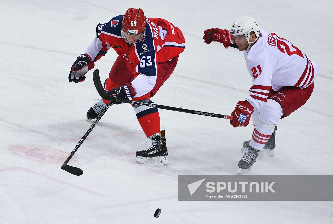Kontinental Hockey League. CSKA vs. Jokerit