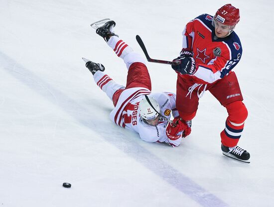 Kontinental Hockey League. CSKA vs. Jokerit