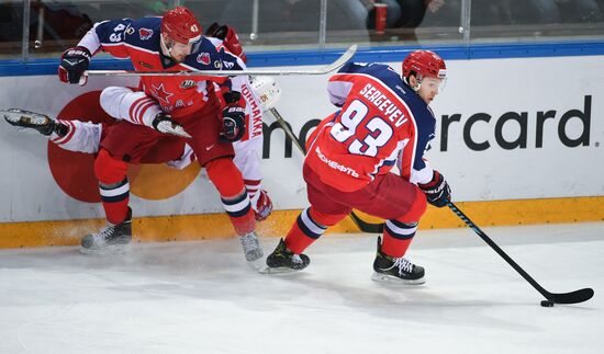 Kontinental Hockey League. CSKA vs.Jokerit