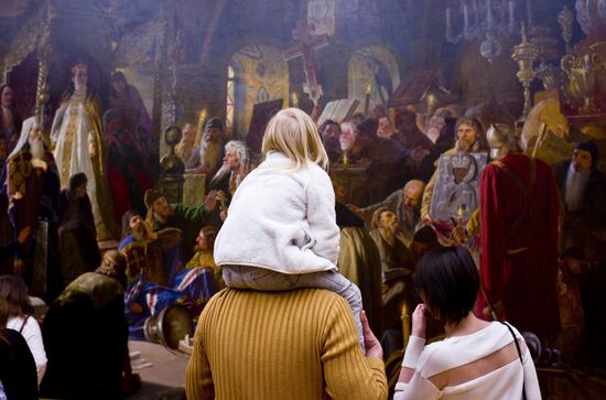 Tretyakov Gallery during New Year holidays