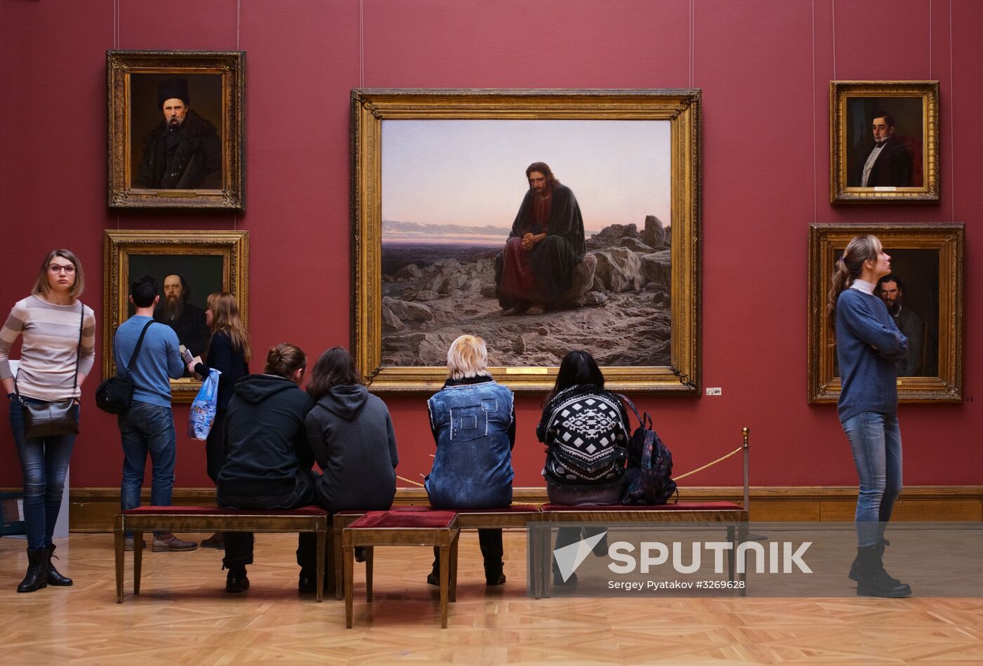 Tretyakov Gallery during New Year holidays