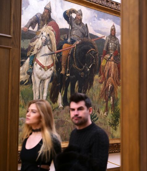 Tretyakov Gallery during New Year holidays