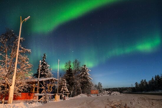 Northern Lights in Murmansk Region