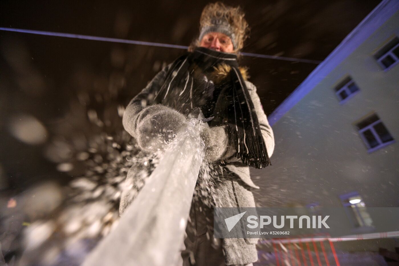 Norwegian musician Terje Isungset in concert in Murmansk Region