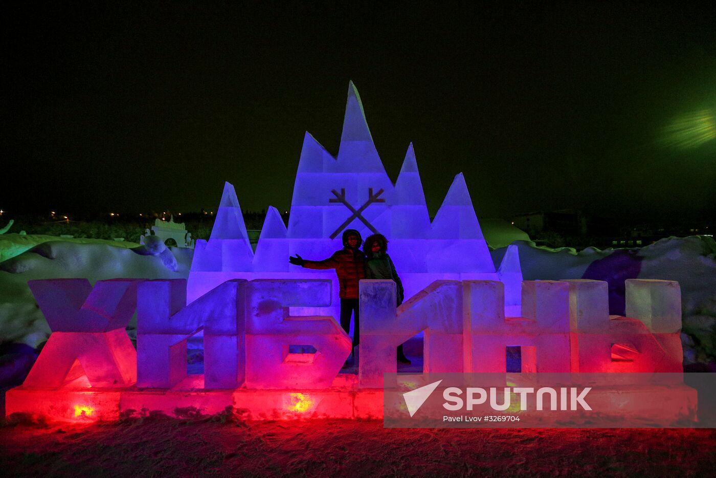 Hyperborea in Khibiny ice city in Kirovsk