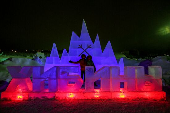 Hyperborea in Khibiny ice city in Kirovsk