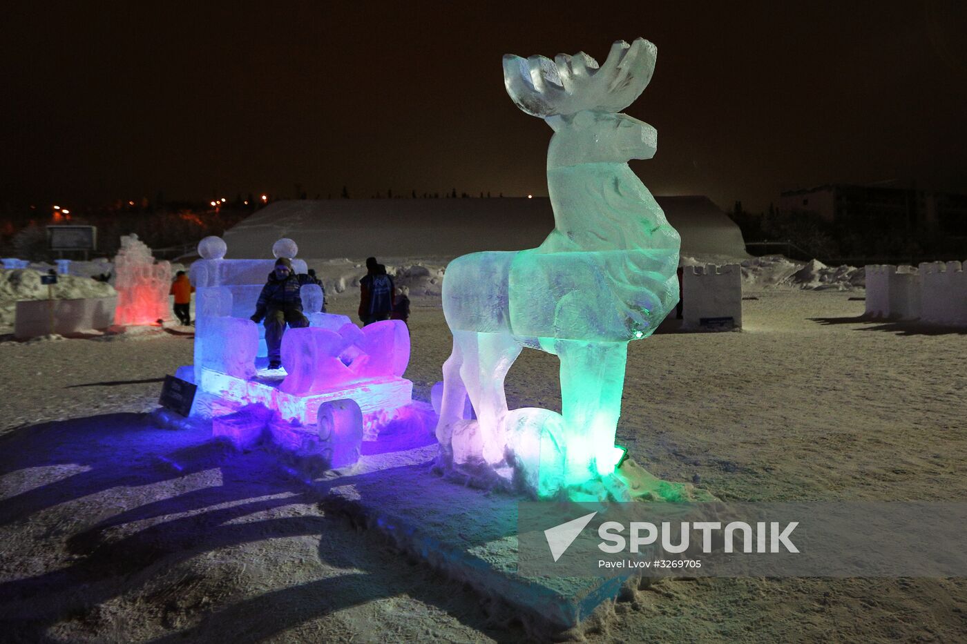 Hyperborea in Khibiny ice city in Kirovsk