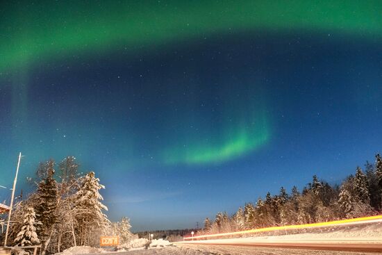 Northern Lights in Murmansk Region